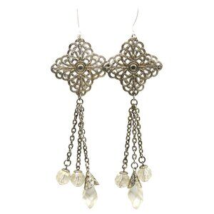 Crystal Scrolls Earrings